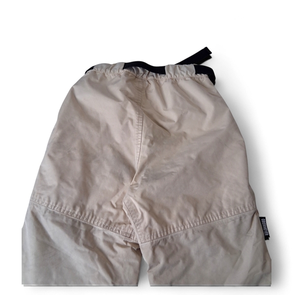 Vintage Obermeyer Juniors Snowpants Size 10 - beige & black - Picture 9 of 12